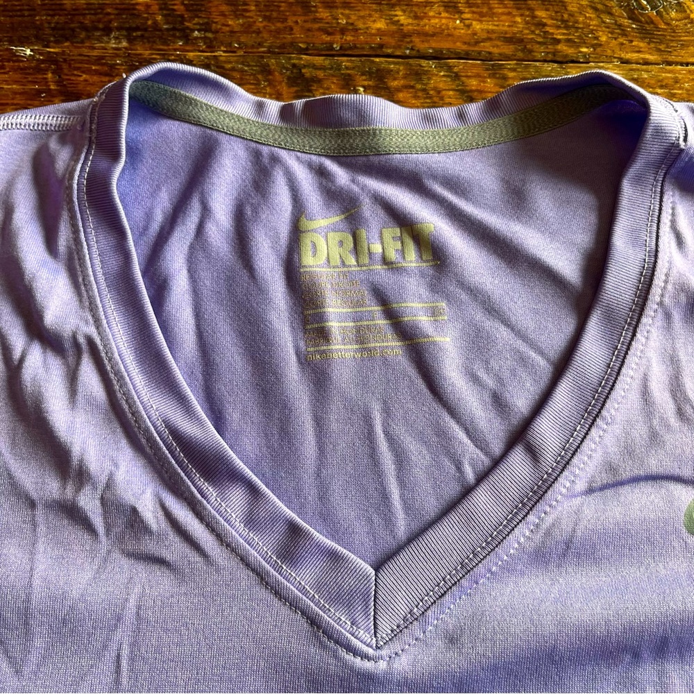 Small Nike Dri fit Shirt - Lavender/Purple